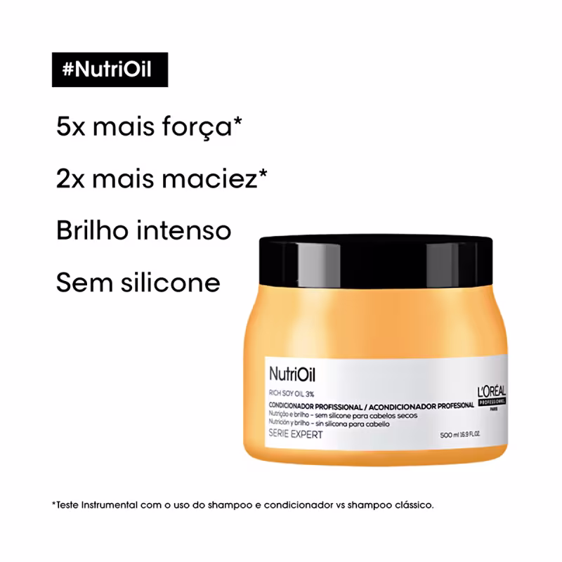 Kit L'Oréal Professionnel NutriOil Vitamino Color Absolut Repair Cronograma Capilar G (3 produtos)