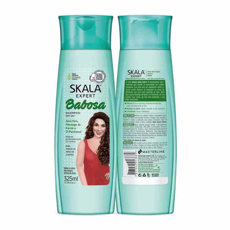 Kit Shampoo Skala Expert Babosa 325ml + Condicionador 325ml Vegano Original