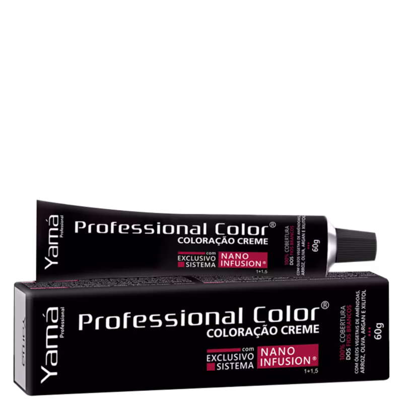 Yamá Professional Color Nano Infusion 7.17 Louro Médio Acinzentado Marrom - Coloração 60g
