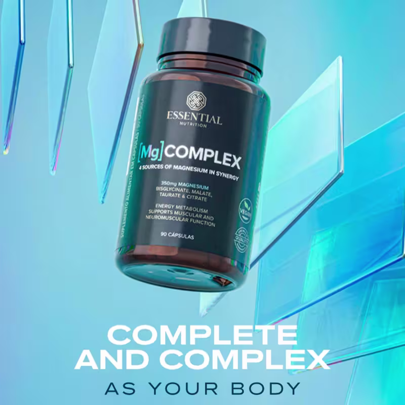 A imagem mostra o frasco em um fundo azul.