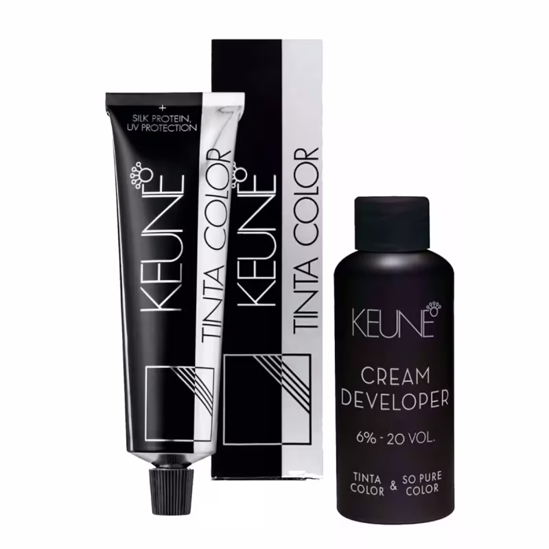 KIT COLORAÇÃO TINTA  KEUNE COLOR 60ML + MINI OXIDANTE 6% 20VOL - ESCOLHA SUA COR - 7