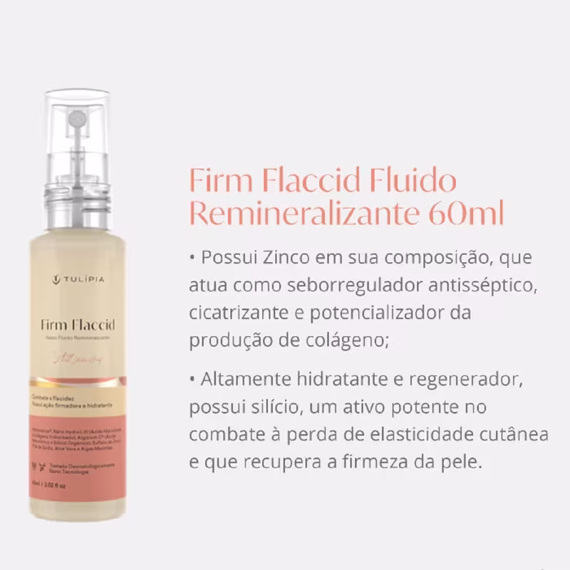 Tulípia Cosméticos Firm Flaccid - Tônico Fluido Remineralizante 60ml