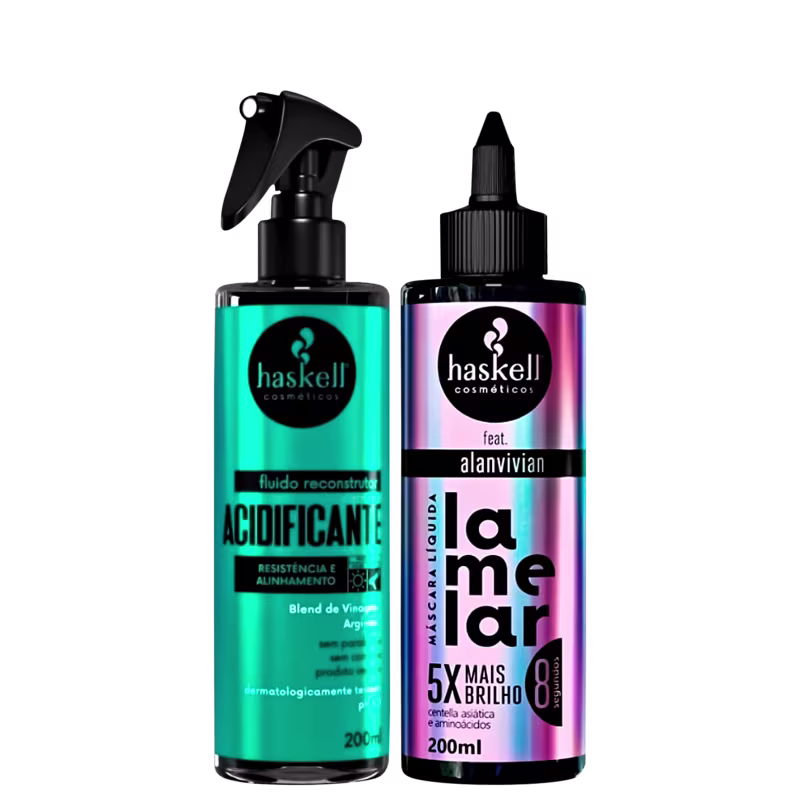 Kit Haskell Acidificante & Lamelar, 2 produtos.