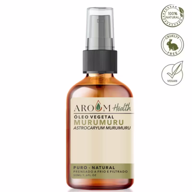 Óleo Vegetal Murumuru, da marca Aroom Aromaterapia.