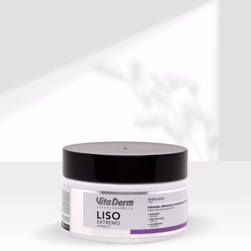 Vita Derm Liso Extremo - Máscara Capilar 220g