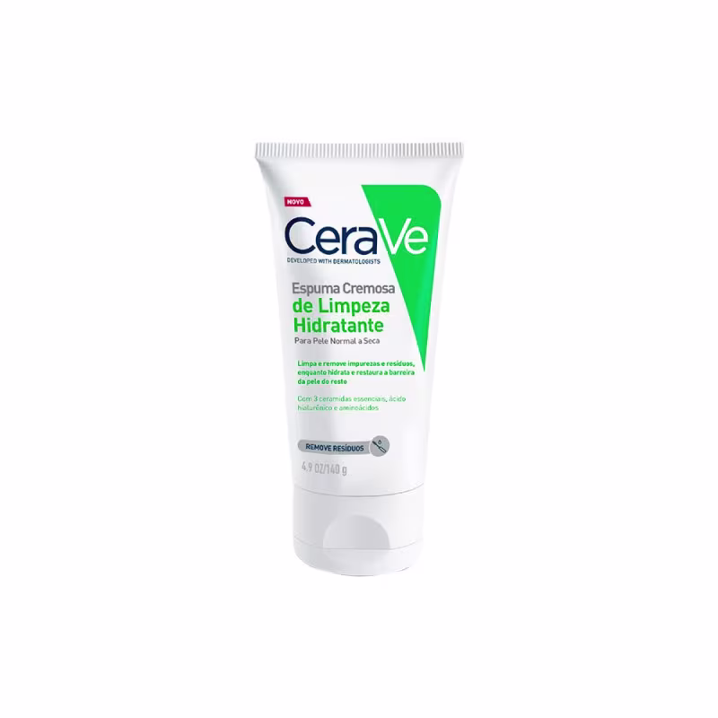 Kit Cerave -  Espuma Facial De Limpeza Hidratante 140g + Loção De Limpeza Corporal 200ml