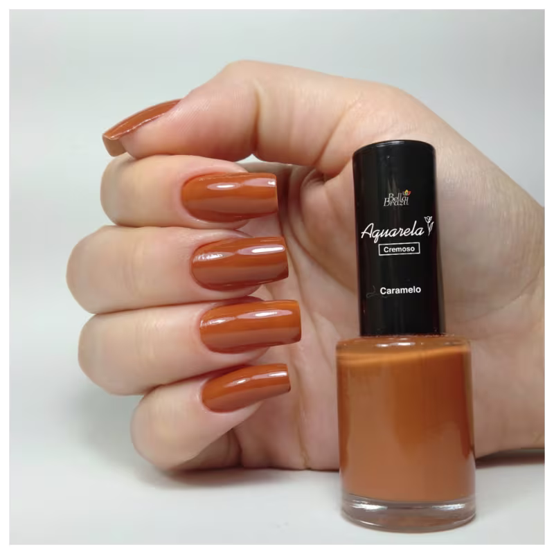 Bella Brazil Aquarela 147 Caramelo - Esmalte Cremoso 7,5ml