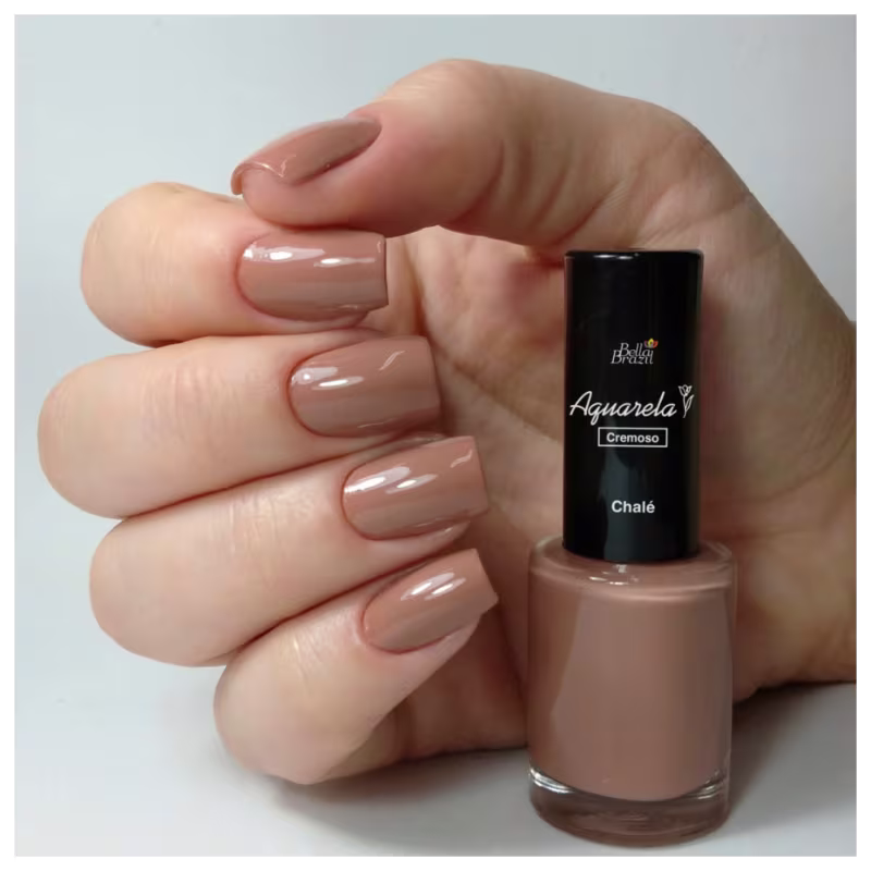 Bella Brazil Aquarela 166 Chalé  - Esmalte Cremoso 7,5ml
