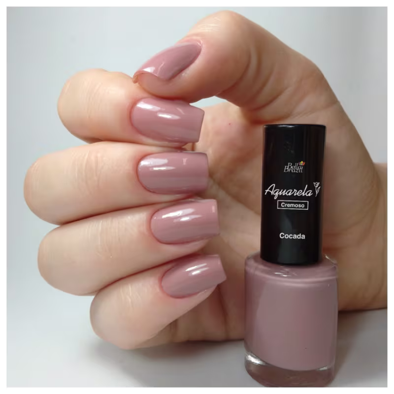 Bella Brazil Aquarela 165 Cocada - Esmalte Cremoso 7,5ml