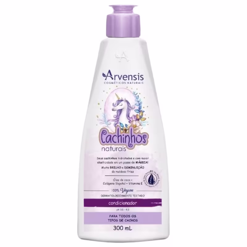 Condicionador Infantil Cachinhos Naturais de Arvensis.