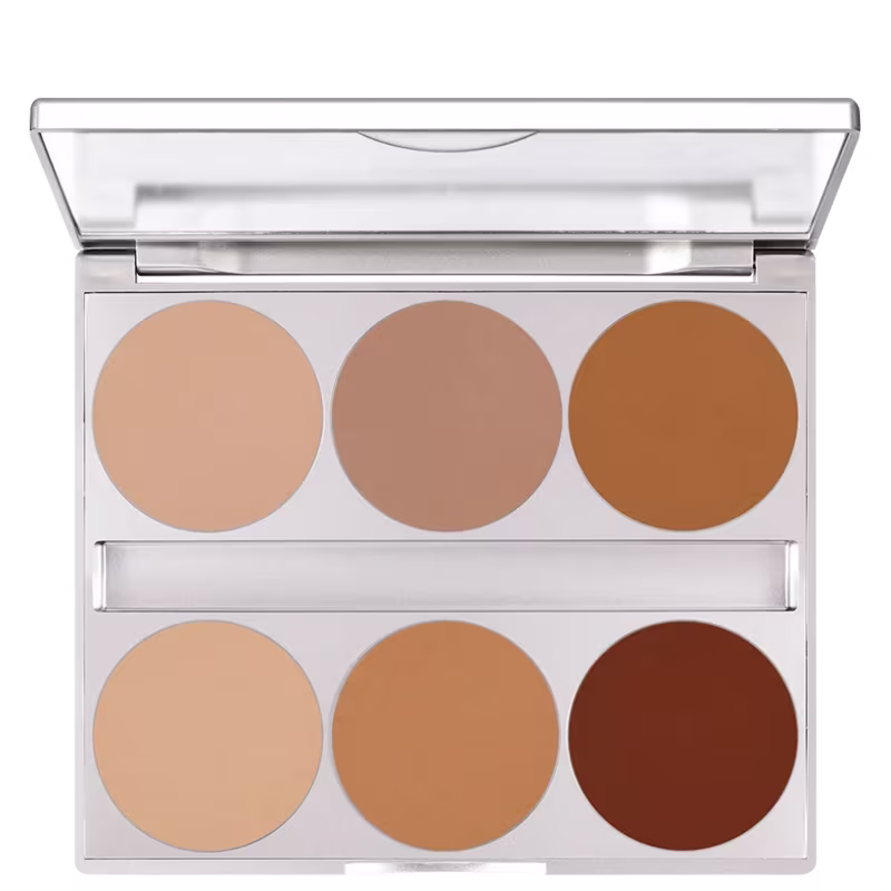 Dual Finish Palette 6 Colors Contouring - Kryolan