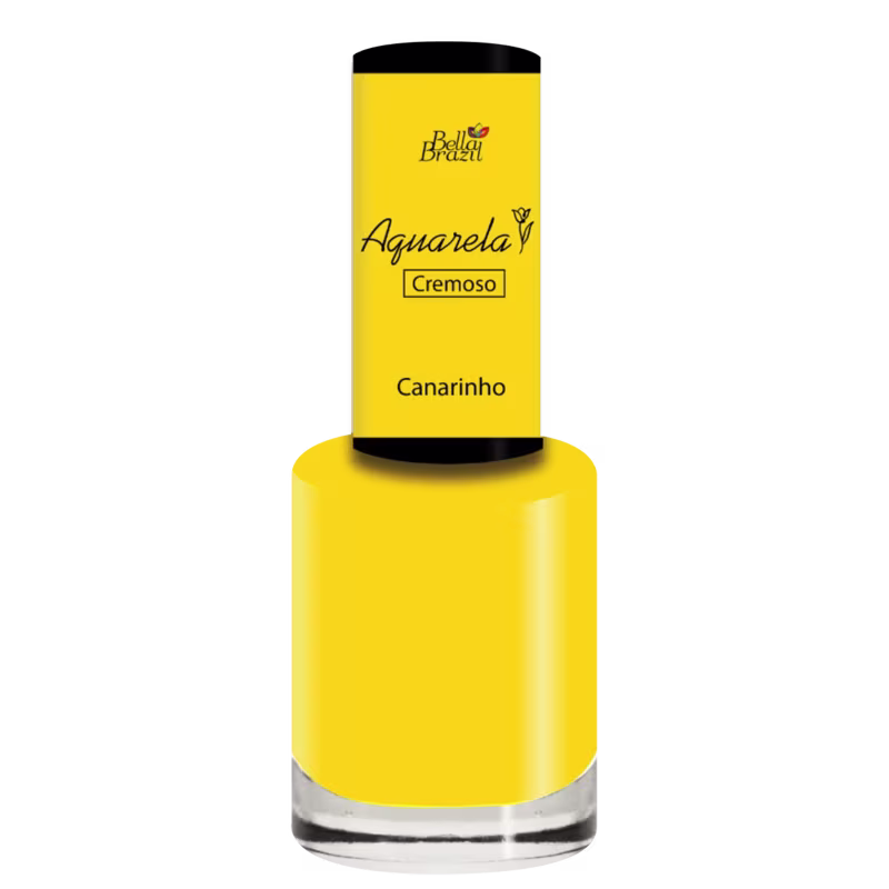 Bella Brazil Aquarela 169 Canarinho - Esmalte Cremoso 7,5ml