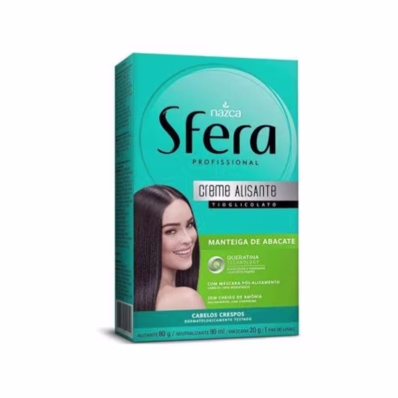 Kit Alisante Manteiga De Abacate Sfera Profissional