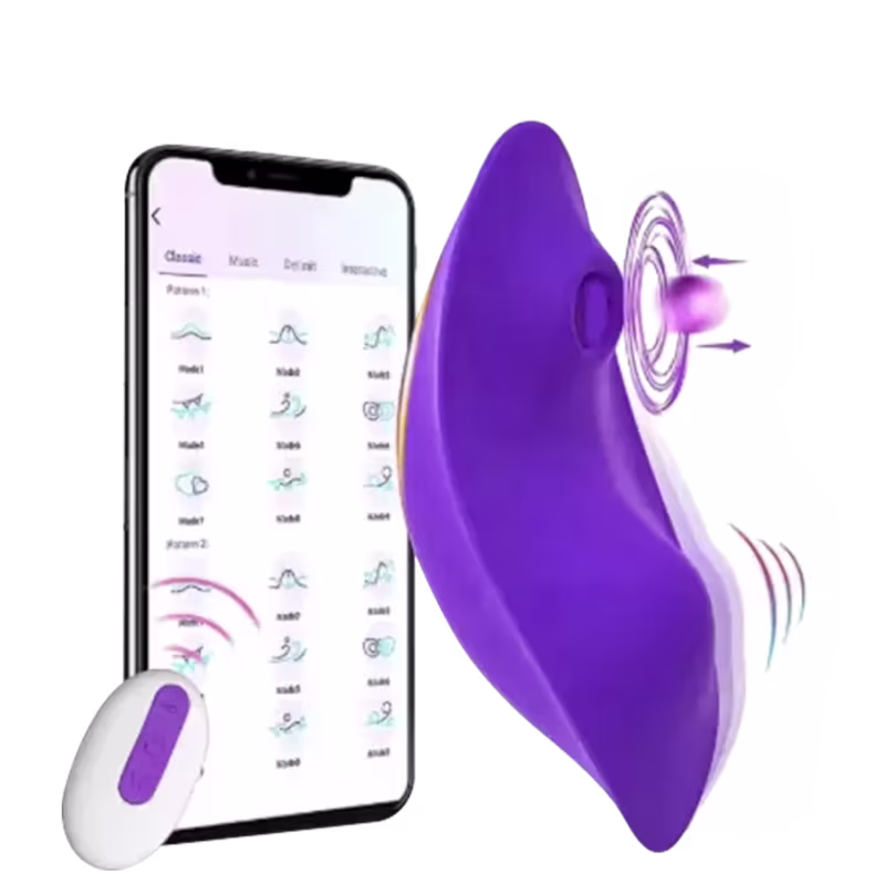 Vibrador Calcinha App Liora Roxo de Désir Atelier.