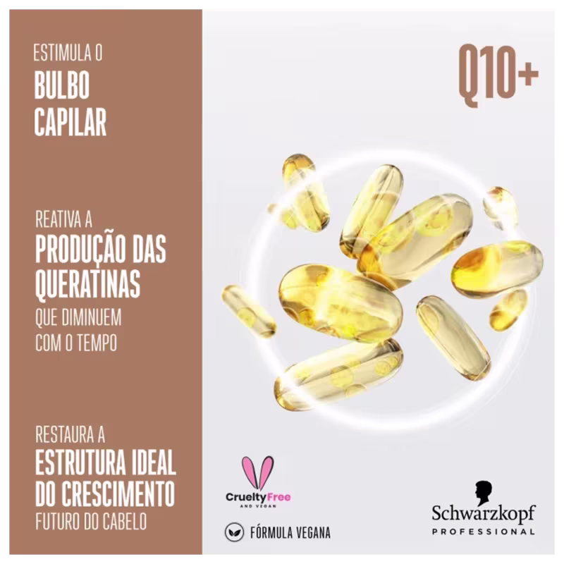 Kit Schwarzkopf BC Clean Performance Time Restore Q10 - Shampoo 1L + Condicionador 1L