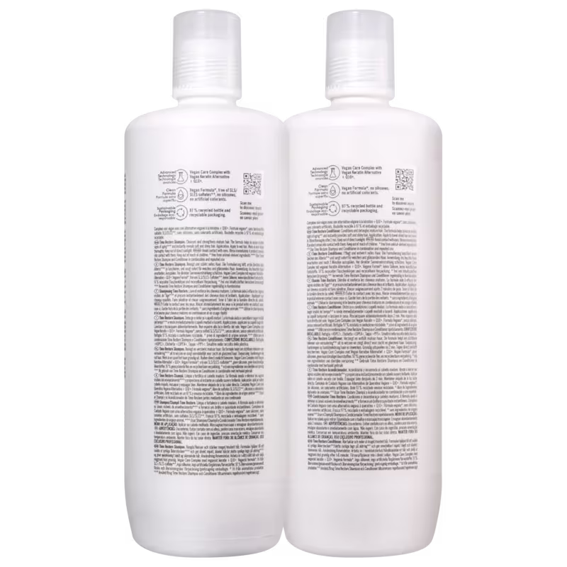 Kit Schwarzkopf BC Clean Performance Time Restore Q10 - Shampoo 1L + Condicionador 1L