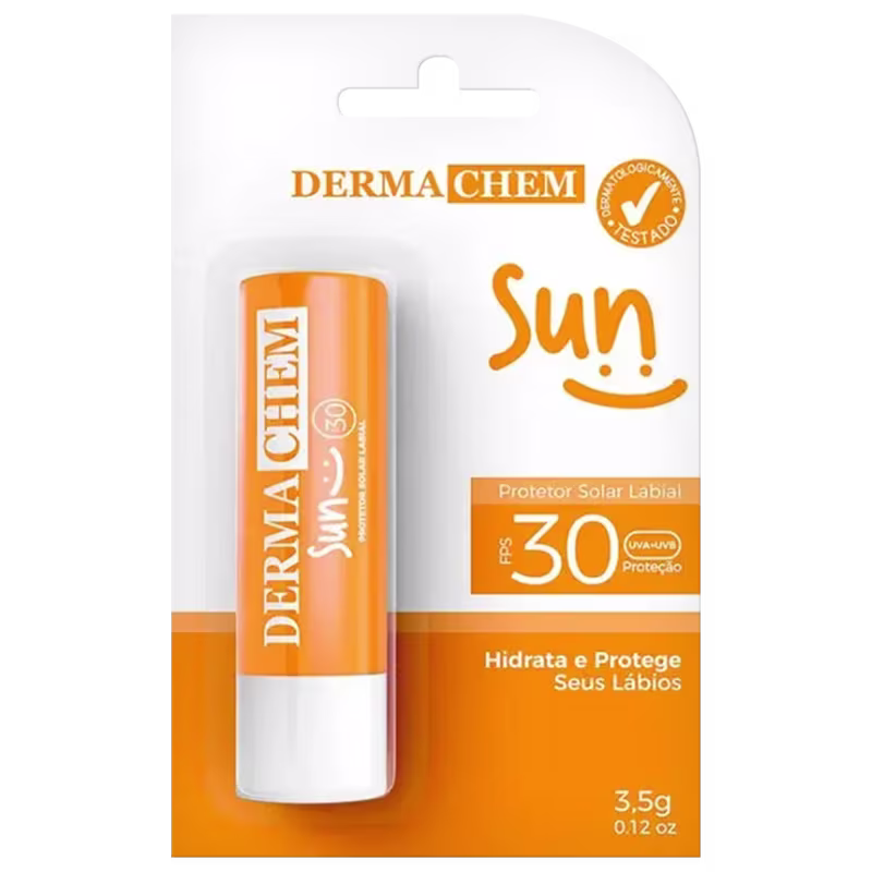 Dermachem Sun FPS 30 - Protetor Solar Labial 3,5g