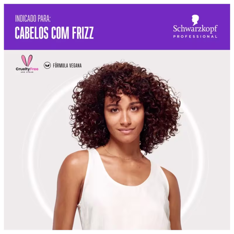 Kit Schwarzkopf BC Clean Performance Frizz Away -  Shampoo 250ml + Condicionador 200ml + Óleo 50ml