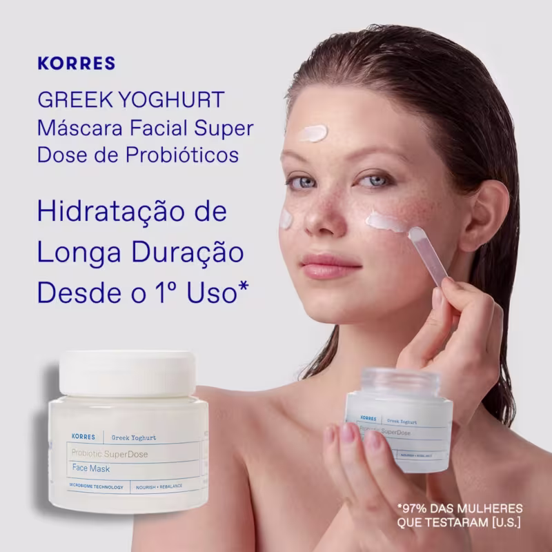 Kit Korres Greek Yoghurt Probiotic - Tratamento Facial Super Dose (2 Produtos)