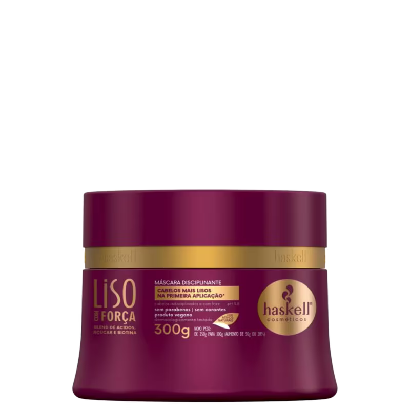 Kit Haskell Liso Com Força + Espátula, 2 produtos.