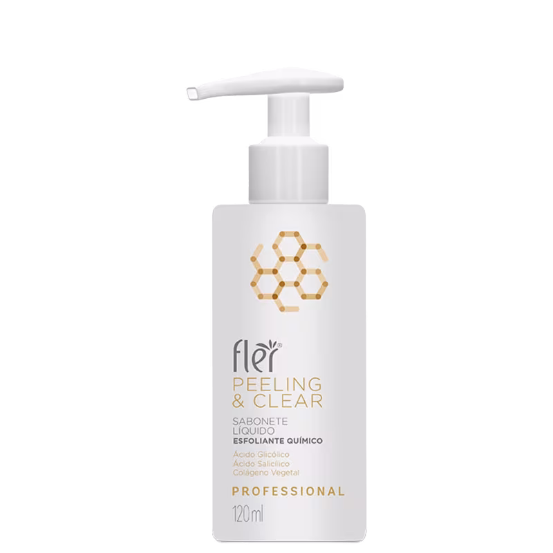 Flér Dermocosméticos Peeling & Clear - Sabonete Esfoliante Químico 120ml