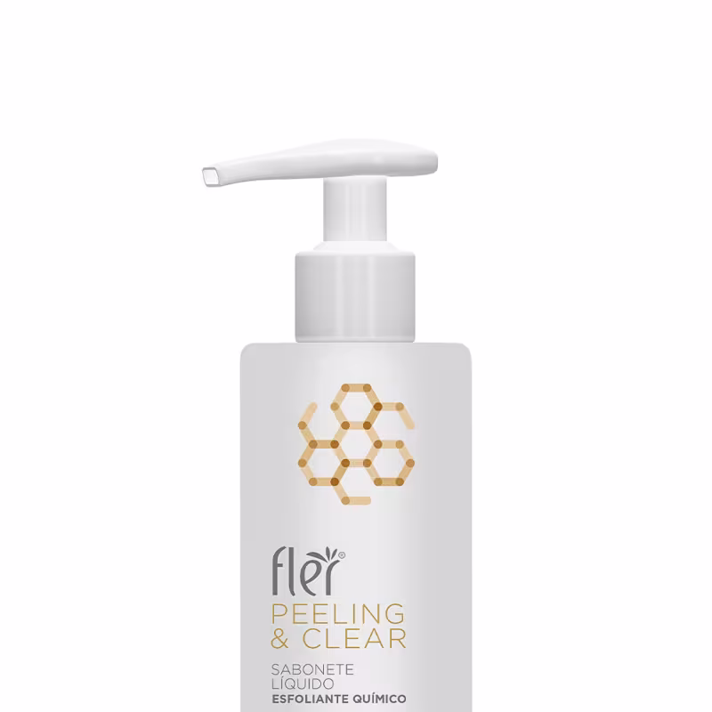 Flér Dermocosméticos Peeling & Clear - Sabonete Esfoliante Químico 120ml