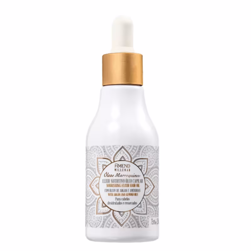 Kit Amend Black Illuminated Realce da Cor Óleo Marroquino Trio (3 Produtos)