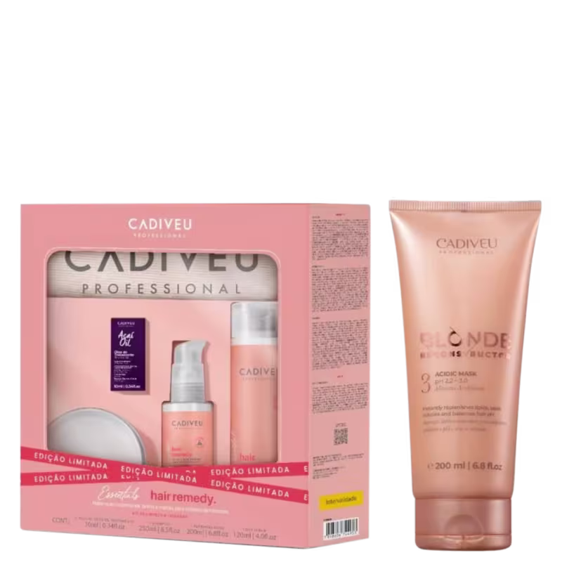 Kit Especial Cadiveu Hair Remedy + Acidificante Reconstrutor