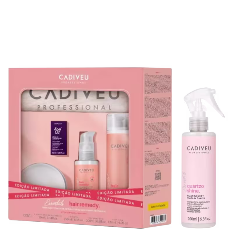 Kit Especial Cadiveu Hair Remedy + Fluido de Quartzo Mist