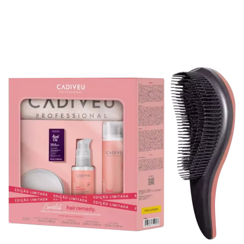 Kit Especial Cadiveu Hair Remedy 200ml + Escova Mágica
