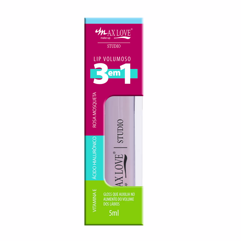 Max Love Lip Volumoso 3 Em 1 310 - Gloss Labial 5ml