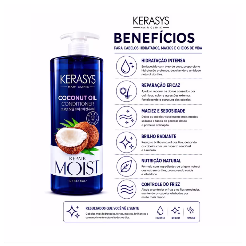 Kerasys Coconut Oil - Shampoo 1L