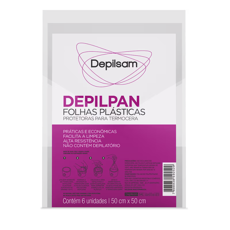 Depilsam Depilpan - Folha Depilatória (6 Unidades)
