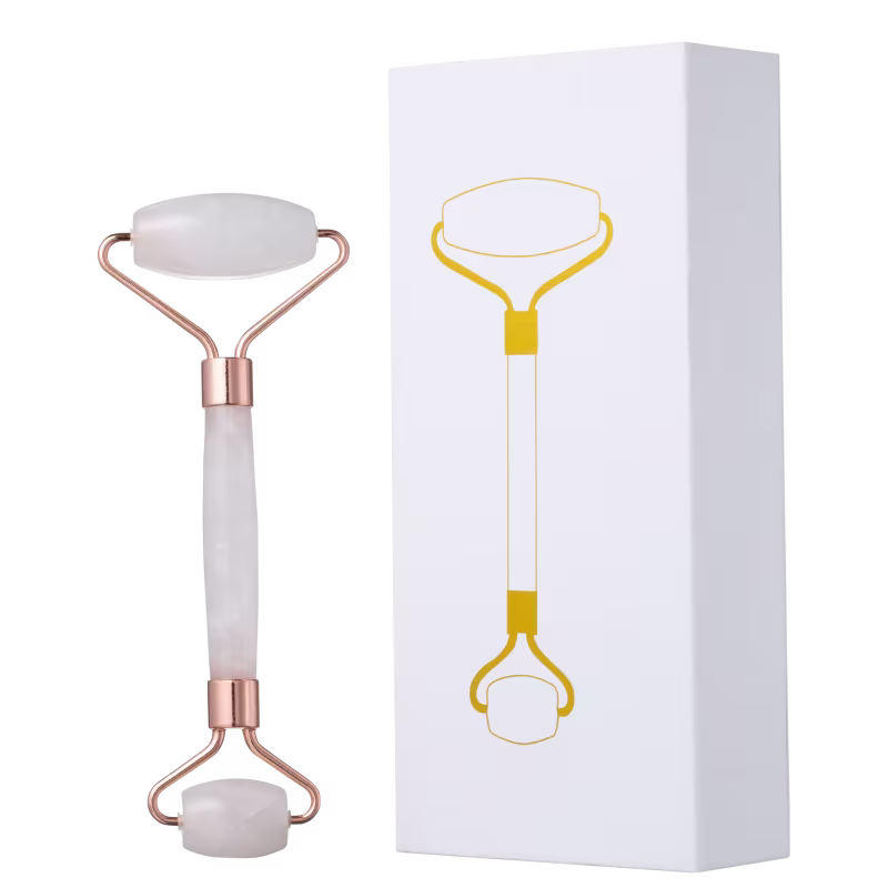 Glow Vibes Quartzo Rosa - Rolo Massageador Facial