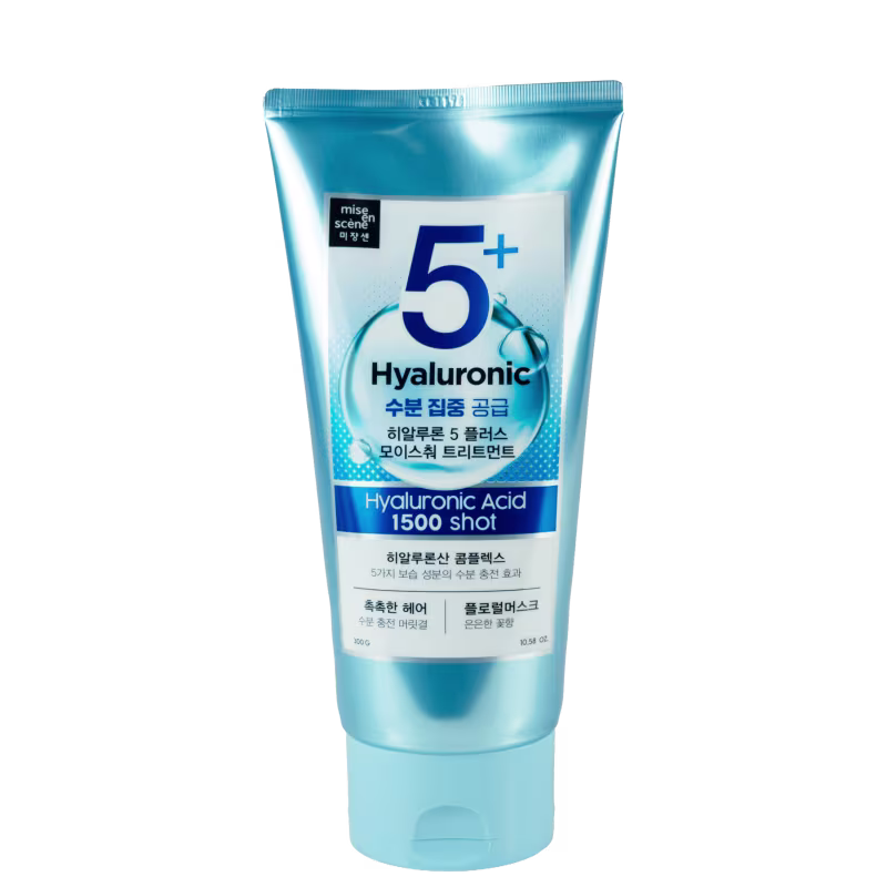 Mise en Scène 5+ Hyaluronic Acid 1500 Shot - Máscara Capilar 300g