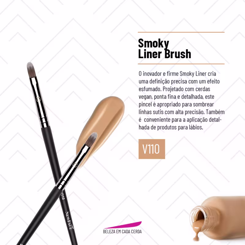 Newface Brushes V110 Smoky Liner - Pincel para Batom