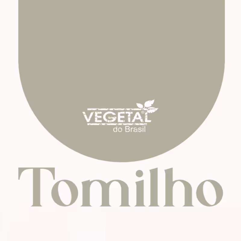 Vegetal do Brasil Sweet Garden Tomilho -  Vela Perfumada 165g