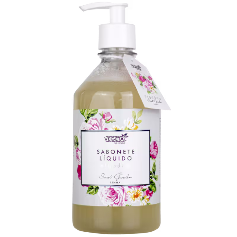 Vegetal do Brasil Sweet Garden Algodão - Sabonete Líquido 500ml