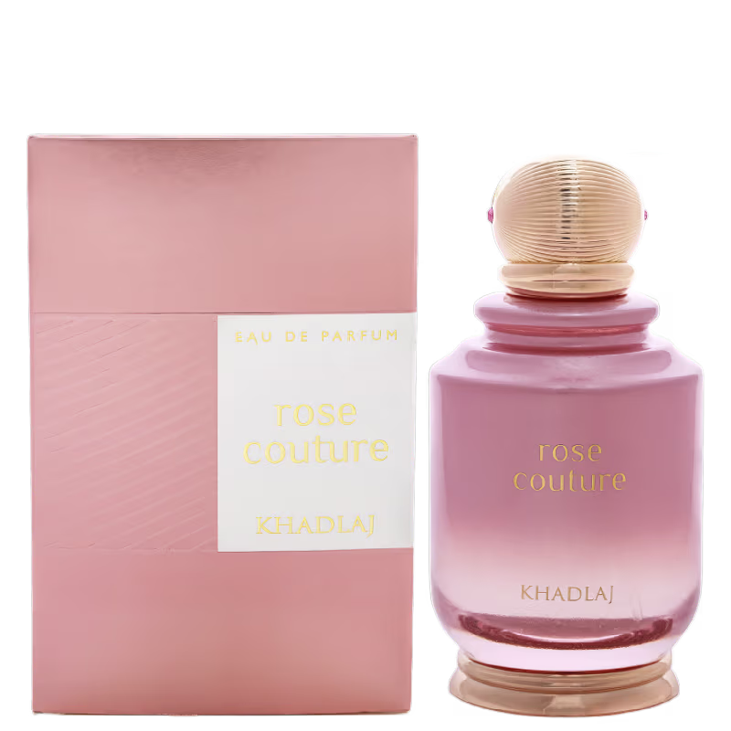 Perfume Importado Feminino Rose Couture Khadlaj EDP, 100ml.