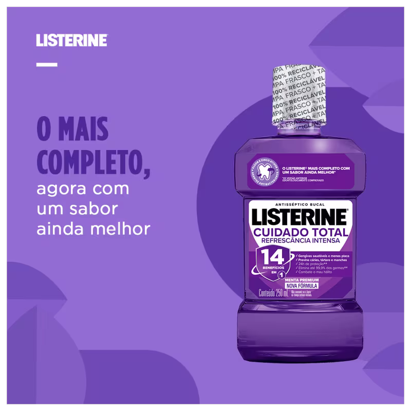 Listerine Cuidado Total - Antisséptico Bucal 250ml