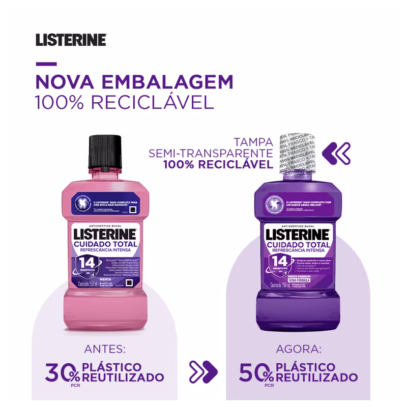 Listerine Cuidado Total - Antisséptico Bucal 250ml
