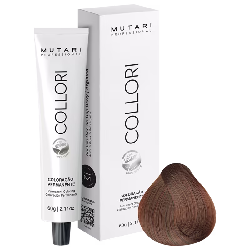 Mutari Collori 8.34 Louro Claro Dourado Cobre - Coloração Permanente 60g