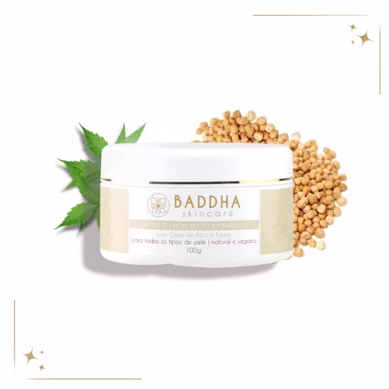 Baddha Skincare - Sabonete Facial Ayurvédico em Pó 100g