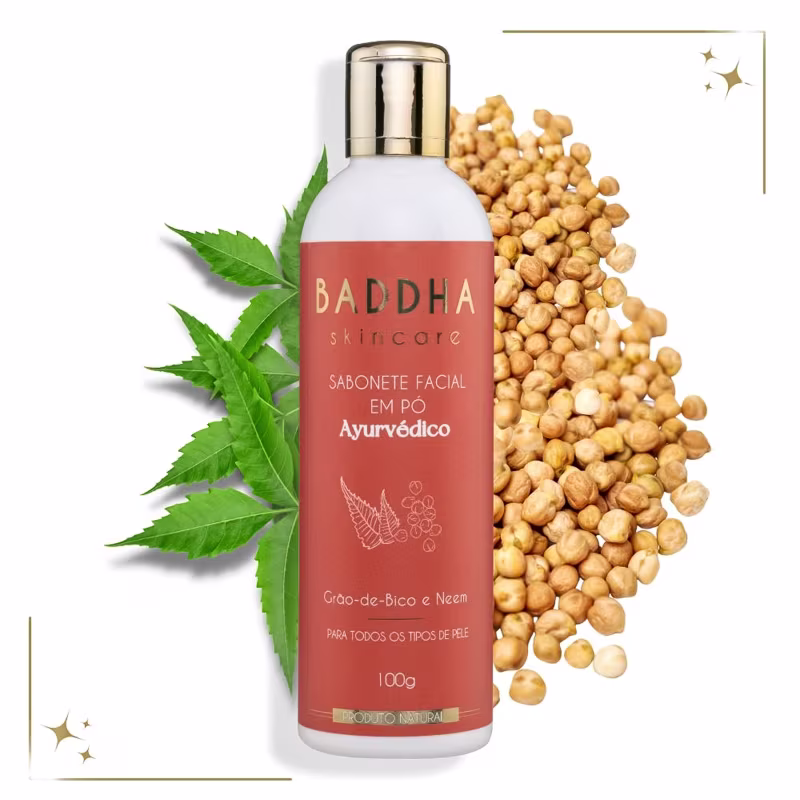 Baddha Skincare - Sabonete Facial Ayurvédico em Pó 100g