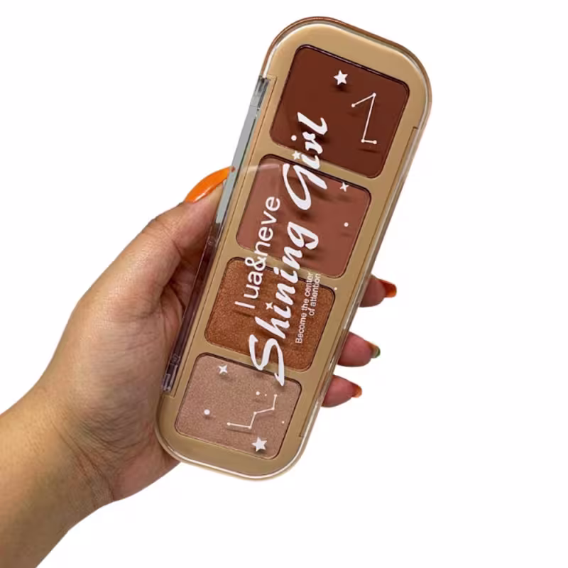 Lua & Neve Shining Girl - Paleta de Contorno e Iluminador 13,4g