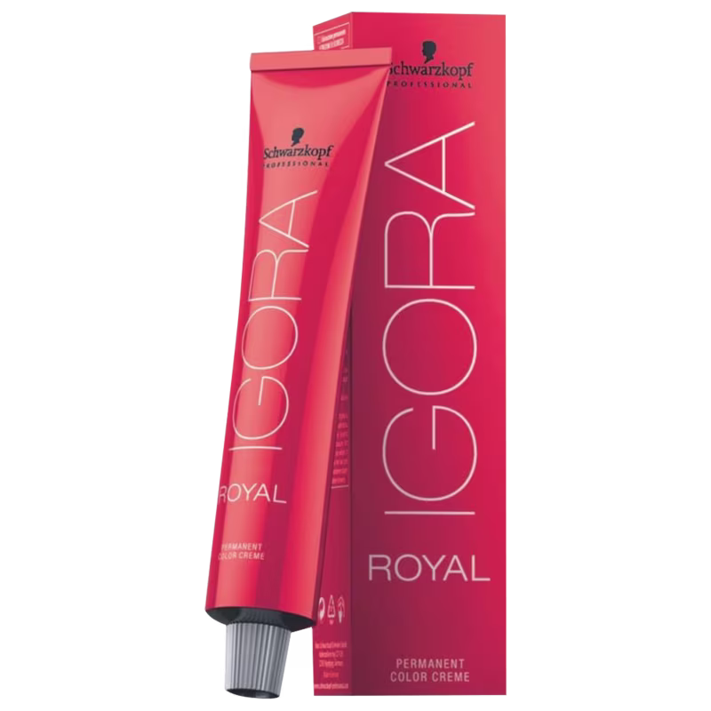 Coloração Igora Schwarzkopf Royal 6.65 Louro Escuro Marrom Dourado