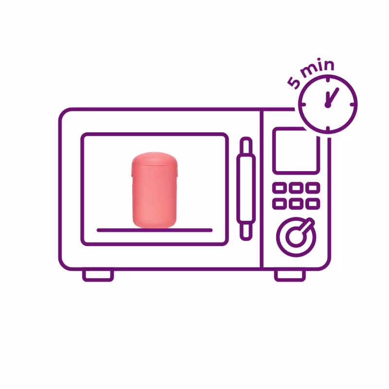 Kit Inciclo Coletor Menstrual Modelo AB + Cápsula Esterilizadora Rosa (3 Produtos)