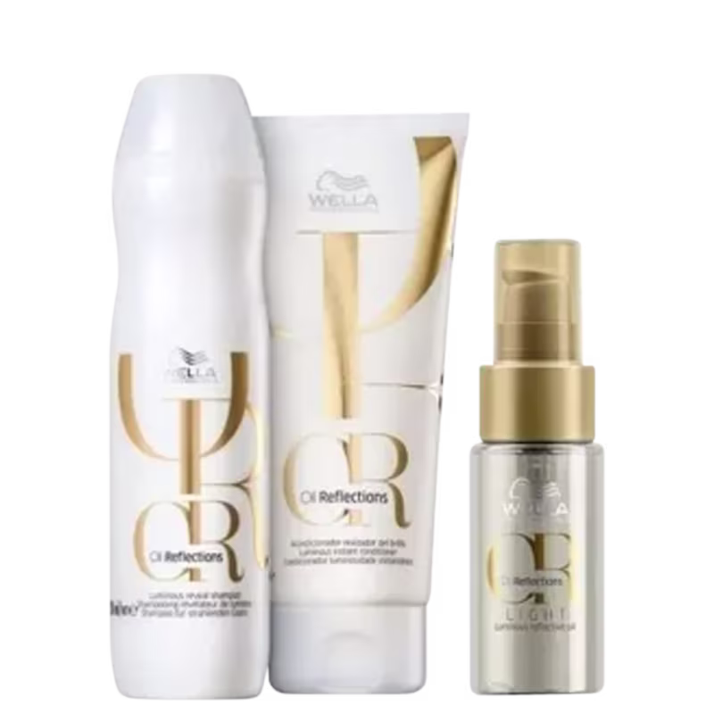 Kit Wella Professionals Oil Reflections Light Trio (3 Produtos)