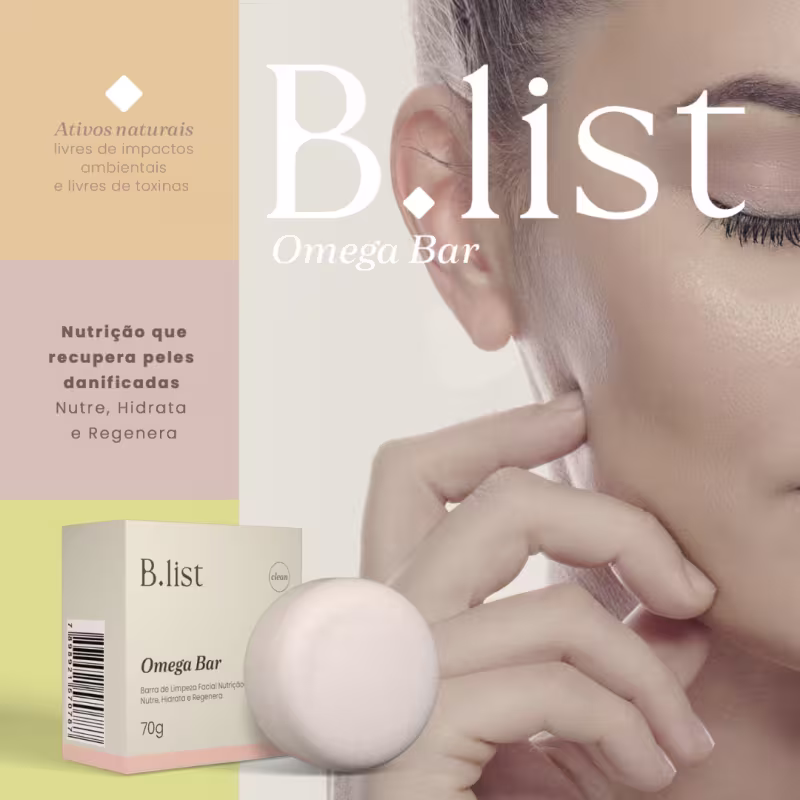 Kit B.list Brasil Omega Bar Rosa (4 Produtos)