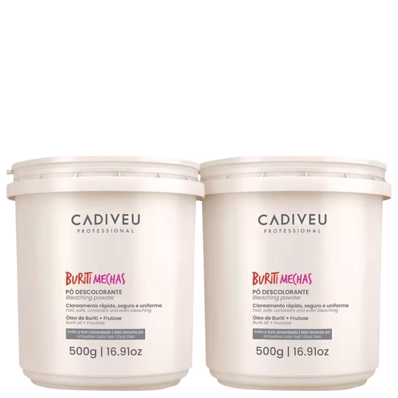Cadiveu Buriti Mechas Kit 2 Pó Descolorante 500g